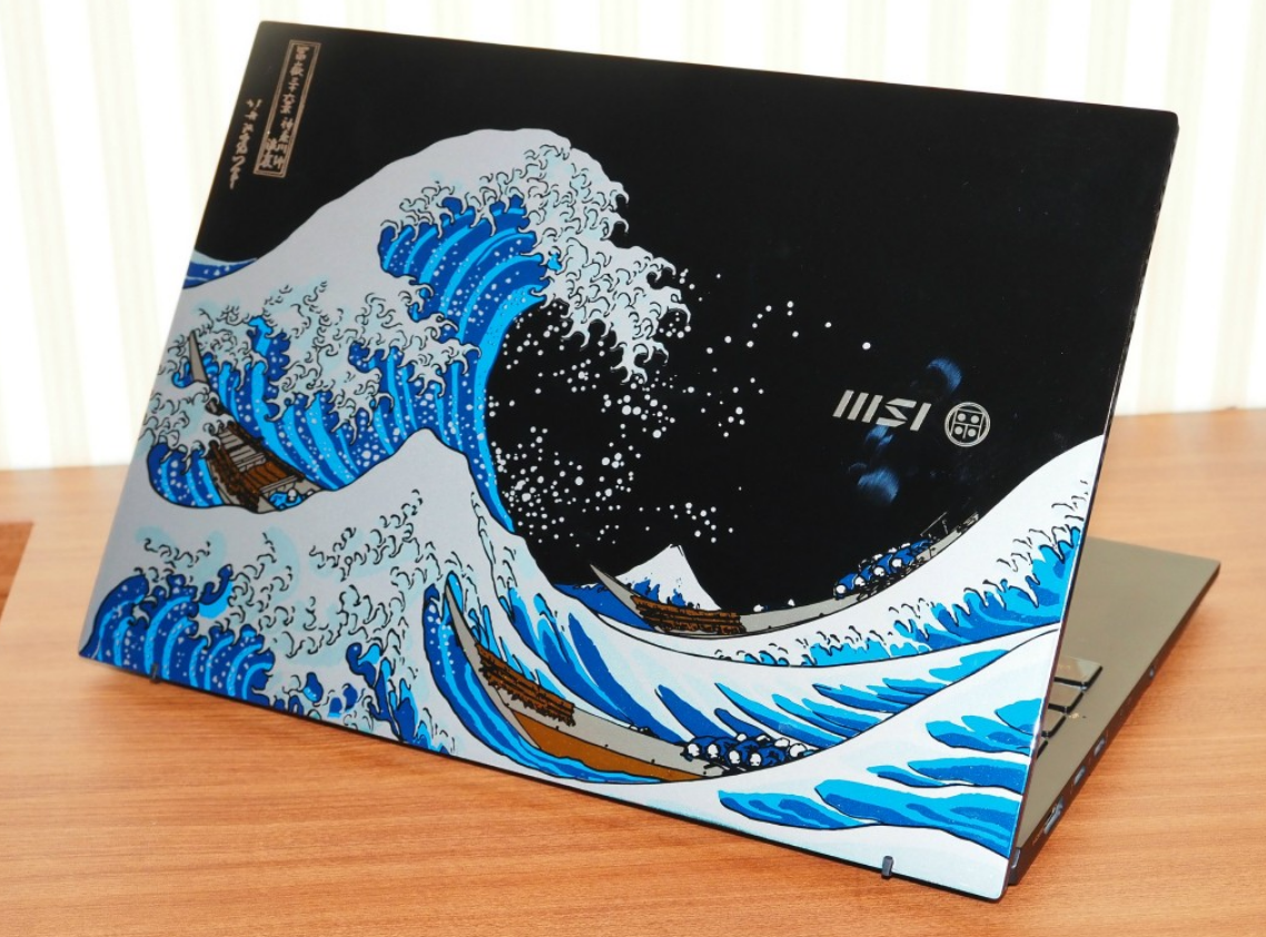 Computex 2026: MSI Revela Notebook Premium com Arte Tradicional Japonesa