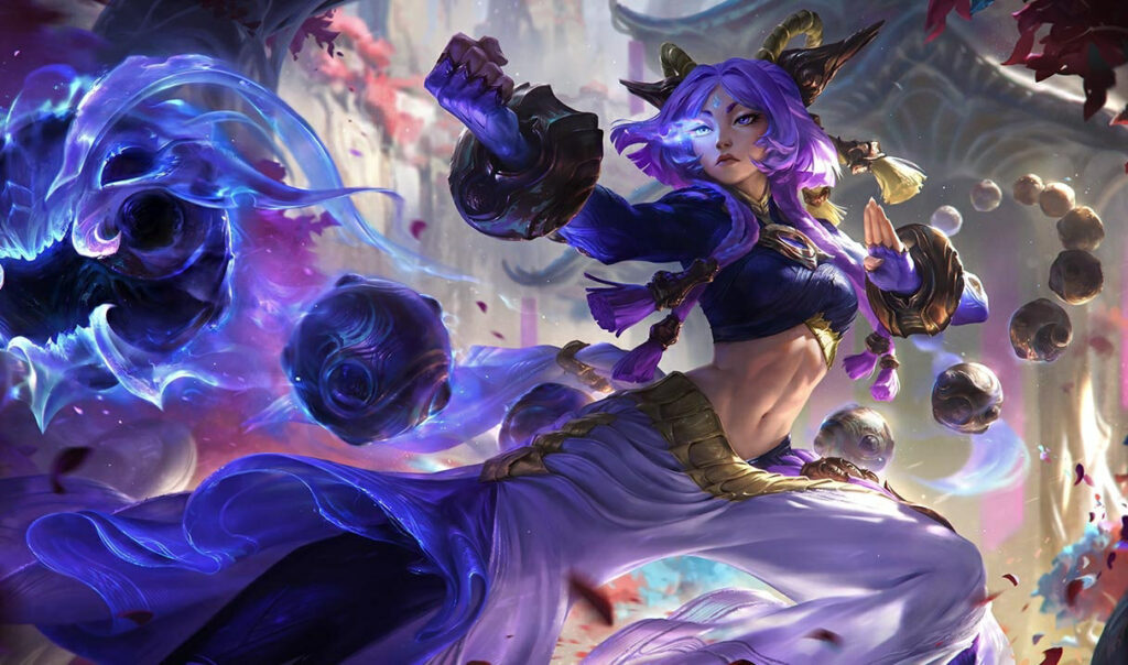Yunara, campeã do League of Legends (LoL).