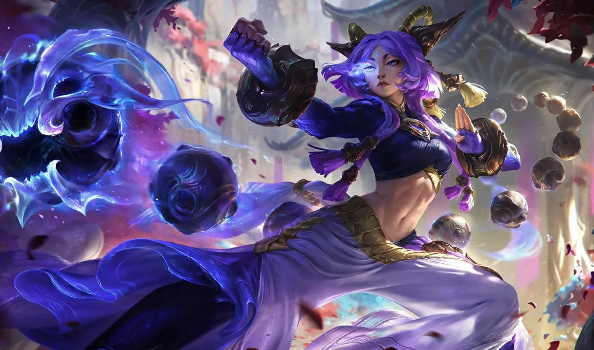 Yunara, campeã do League of Legends (LoL).