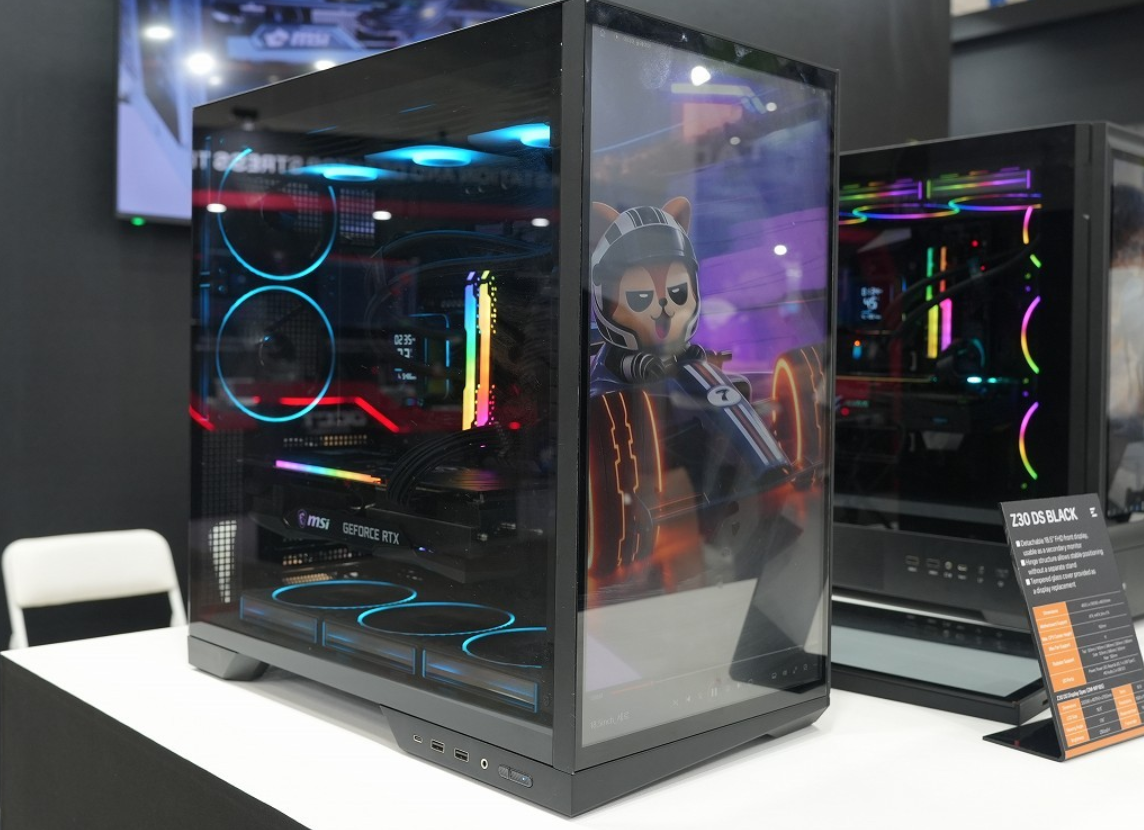 COMPUTEX 2026: ZALMAN surpreende com gabinete mid-tower com tela frontal