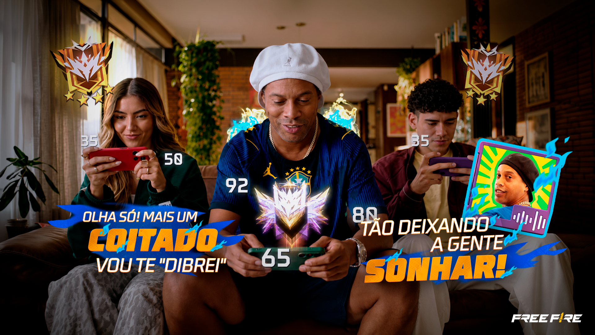 Free Fire ganha uma das vozes mais famosas do futebol brasileiro
