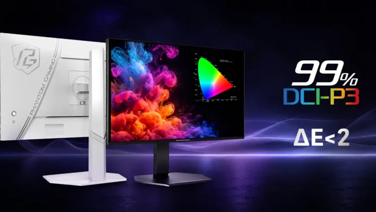 ASRock apresenta novos monitores de alta performance em duas opções de cor