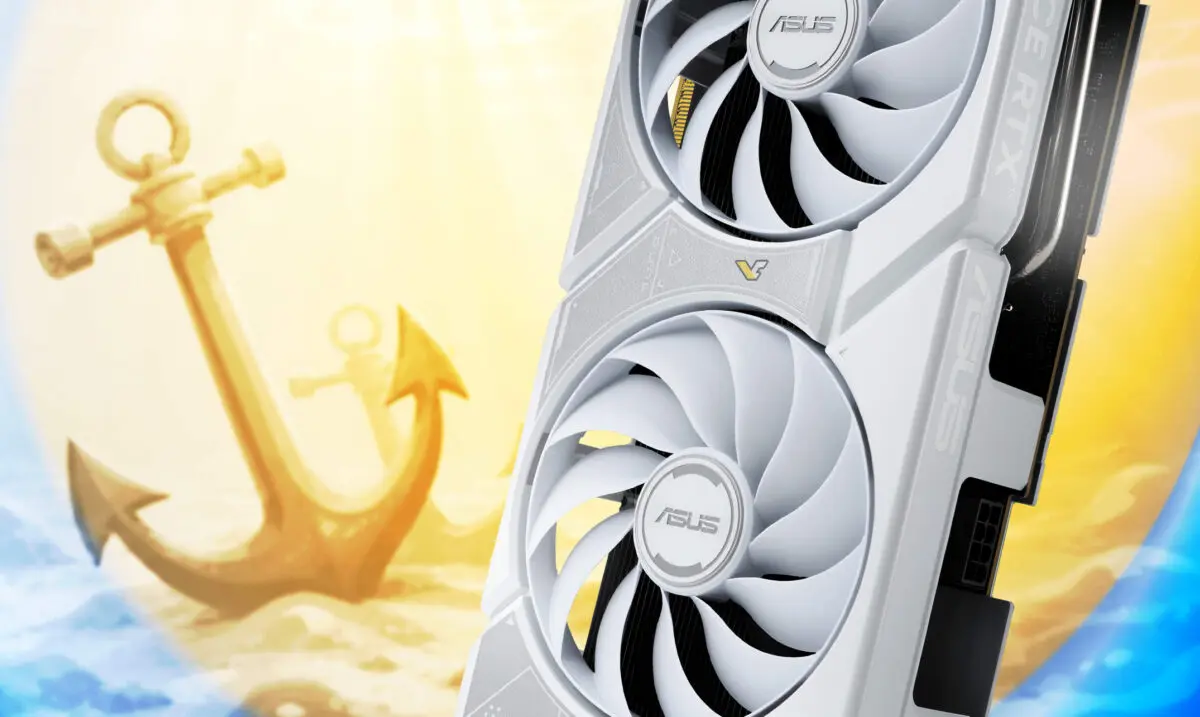 ASUS prepara novidade para a linha de placas de vídeo intermediárias 2 ASUS prepara novidade para a linha de placas de vídeo intermediárias ASUS DUAL ANCHOR RTX 50 SERIES HERO 1200x717 1