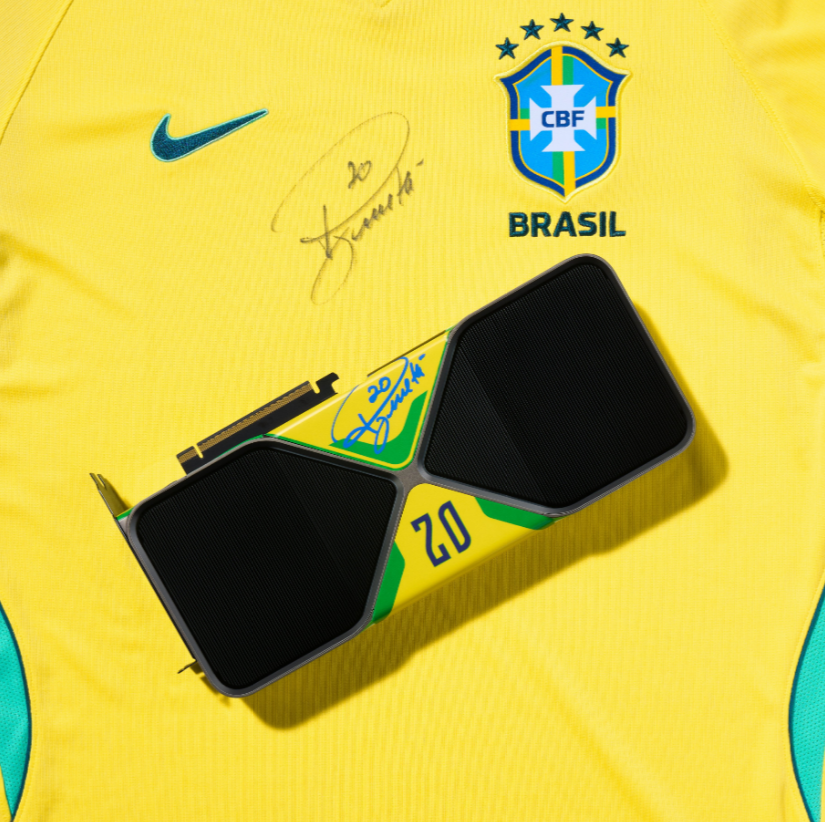NVIDIA Brasil lança sorteio de placa de vídeo RTX 5080 autografada pelo jogador Lucas Paquetá