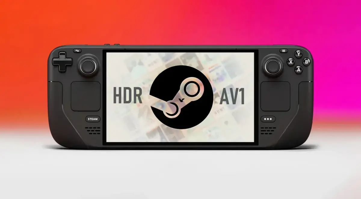 Valve lança atualização que melhora a experiência de transmissão no Steam Deck OLED STEAM DECK AV1 HDR STREAMING HERO 1200x662 1