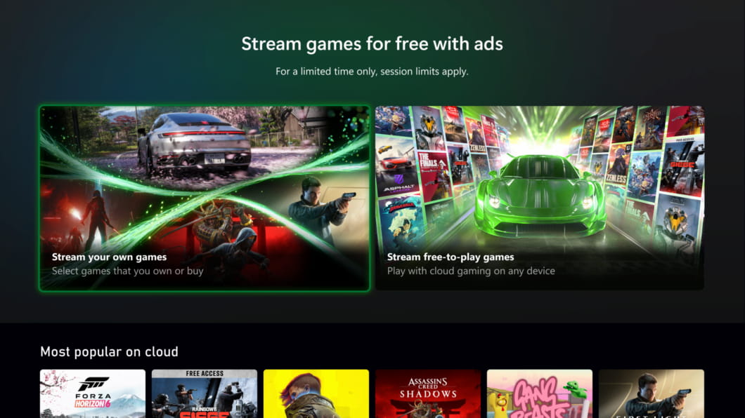 Xbox Cloud Gaming inicia testes de plano gratuito cloud xbox 1