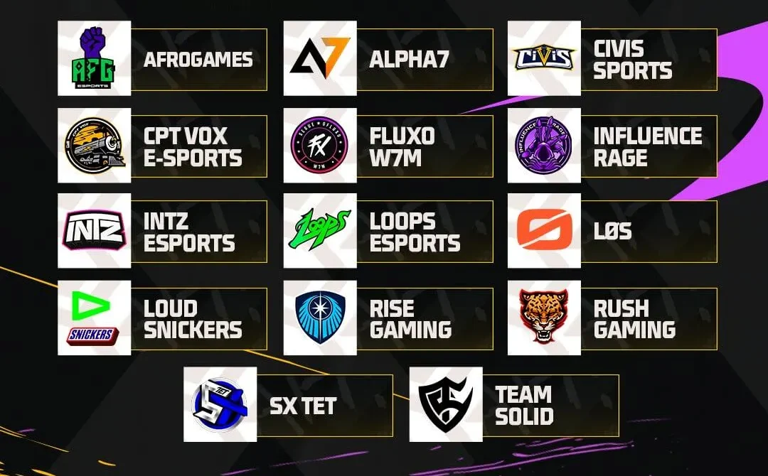 Free Fire: Garena anuncia times do FFWS BR 2026 Split 2 times wb 2 split 2026 webp e1785172034362