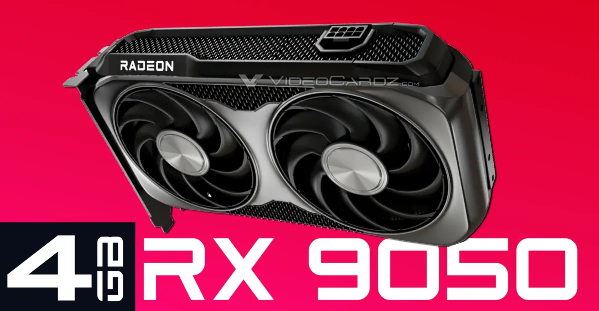 AMD Atualiza Linha Radeon com Nova Variante de Entrada AMD RADEON RX 9050 4GB HERO 1200x624 1
