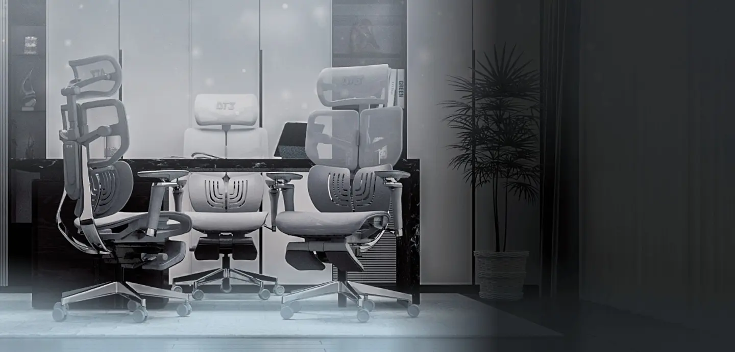 DT3 apresenta trio de cadeiras office focadas em ergonomia e alta performance