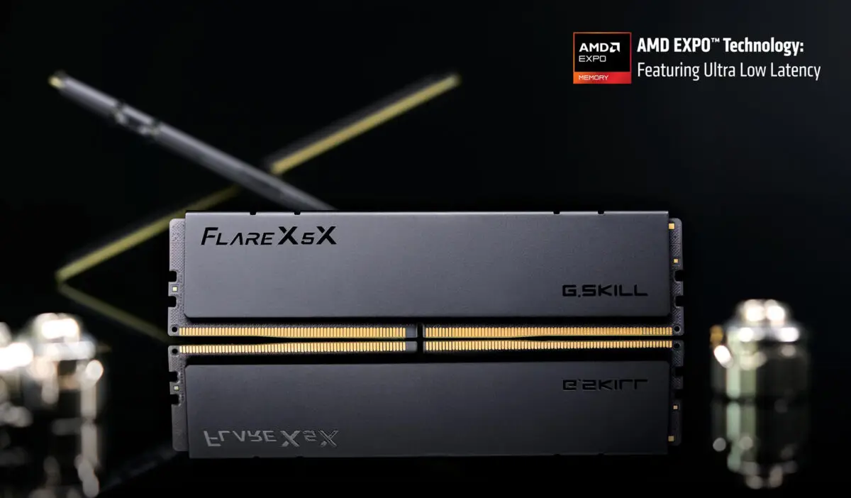 G.Skill anuncia nova linha de memórias DDR5 focadas em desempenho para AMD G.Skill Flare X5X AMD ULL 1 1200x702 1