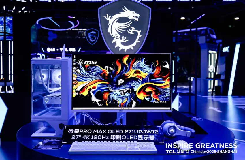 MSI surpreende e revela monitor OLED com tecnologia de fabricação inédita MSI PRO MAX OLED 271UPJW12 850x555 1