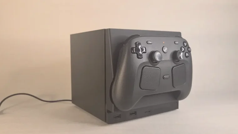 Modder transforma o painel frontal da Steam Machine em uma base de carregamento para o Steam Controller