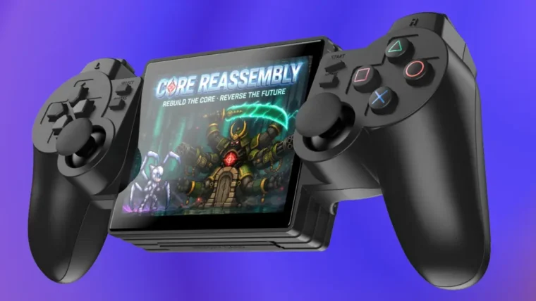 Yoniq Portal transforma o design do controle do PlayStation 2 em um console portátil