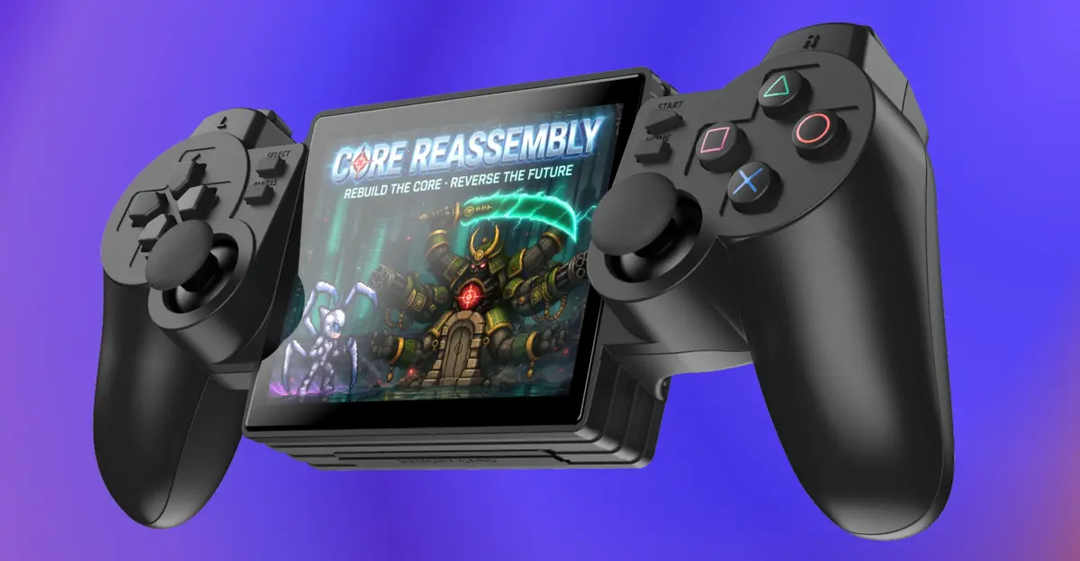 Yoniq Portal transforma o design do controle do PlayStation 2 em um console portátil