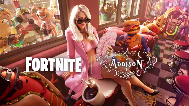 Addison Rae ganha skin no Fortnite 2 Addison Rae ganha skin no Fortnite adisson