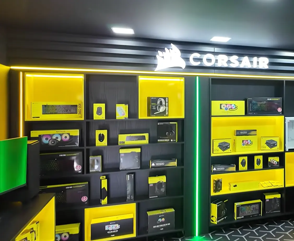 Pichau Inaugura Nova Loja Física em São Paulo com Espaços Exclusivos e Imersivos das Principais Marcas de Hardware 11 Pichau Inaugura Nova Loja Física em São Paulo com Espaços Exclusivos e Imersivos das Principais Marcas de Hardware corsair 1 1