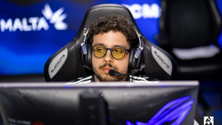 KSCERATO, jogador de CS2 da FURIA, na BLAST Open Porto 2026