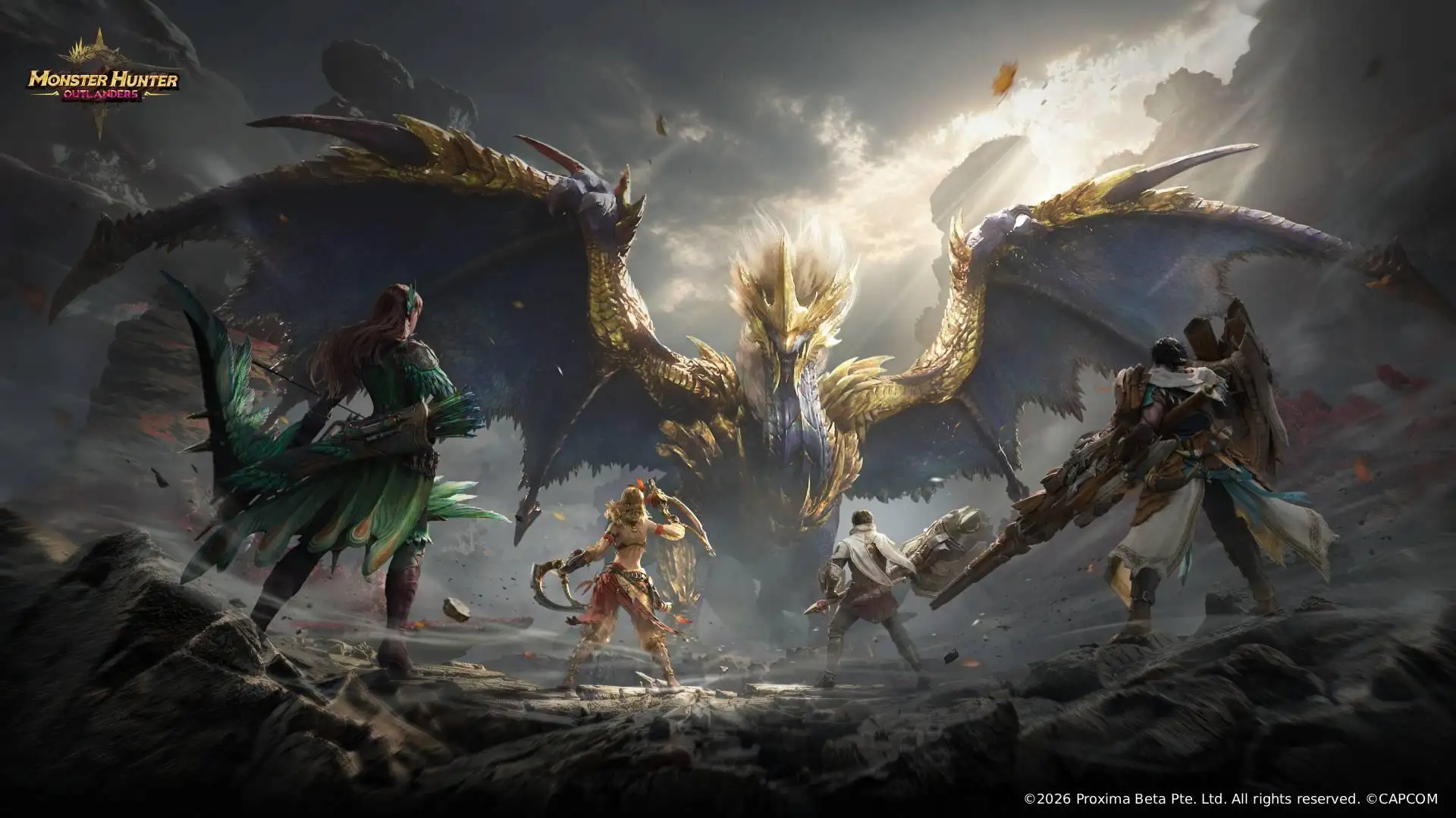 Monster Hunter Outlanders revela novo dragão ancião do jogo