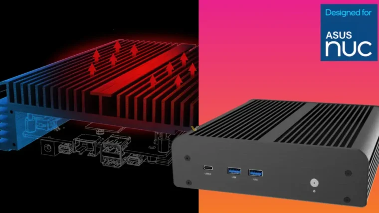 Novo gabinete da Akasa promete mudar a forma de como usar o ASUS NUC 14 Pro