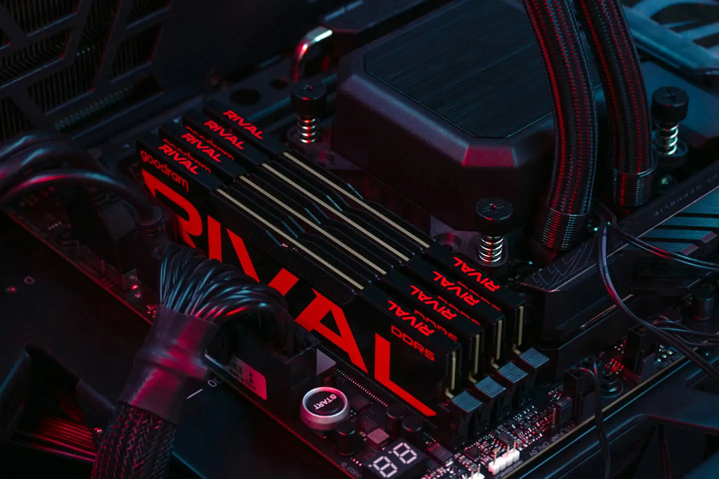 Goodram lança novas memórias DDR5 focadas em alta velocidade e compatibilidade GOODRAM RIVAL DDR5 MEMORY 6