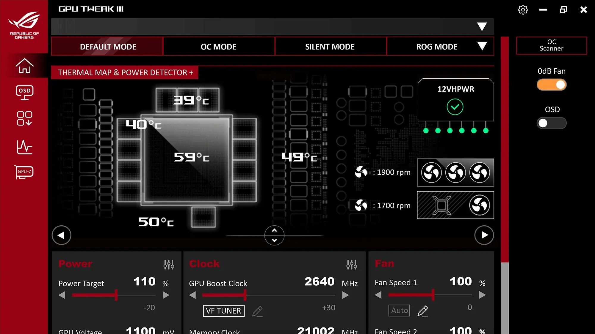 ASUS atualiza o GPU Tweak III e traz nova proteção para placas de vídeo 2 ASUS atualiza o GPU Tweak III e traz nova proteção para placas de vídeo GPU TWEARK III