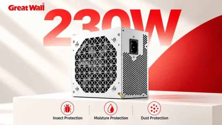 Great Wall lança nova fonte de alimentação com solução inusitada para proteger PCs