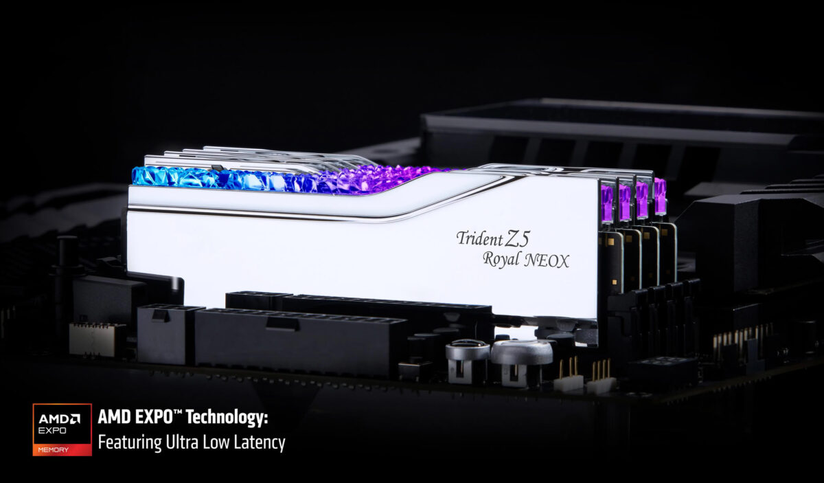 G.Skill surpreende ao atualizar sua linha de memórias DDR5 topo de linha GSKILL ROYAL AMD EXPO ULL 4 1200x703 1