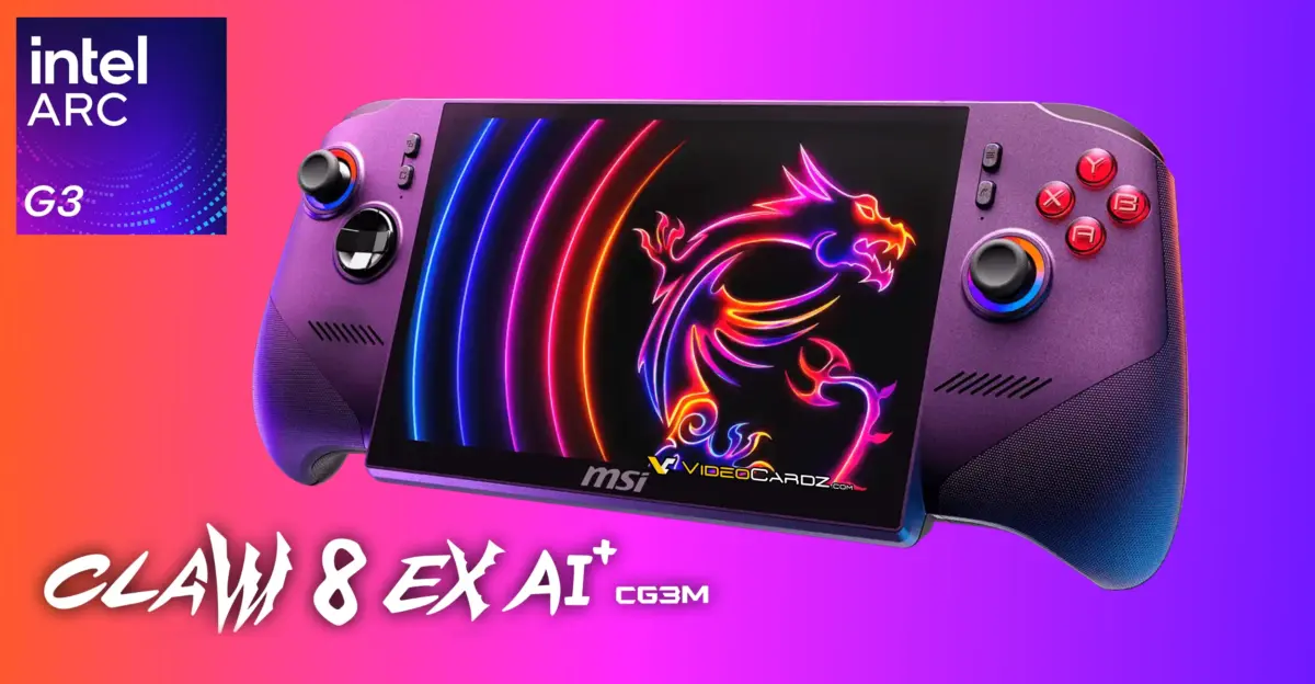 MSI atualiza linha de consoles portáteis Claw com novos detalhes de hardware 1 MSI atualiza linha de consoles portáteis Claw com novos detalhes de hardware