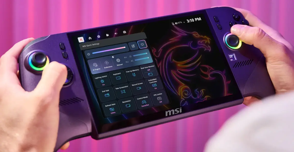 MSI libera grande atualização de software para consoles portáteis da linha Claw 1 MSI libera grande atualização de software para consoles portáteis da linha Claw