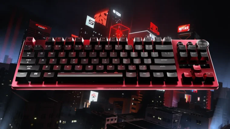 Razer e Sentinels lançam edição especial do teclado Huntsman V3 Pro TKL 8KHz