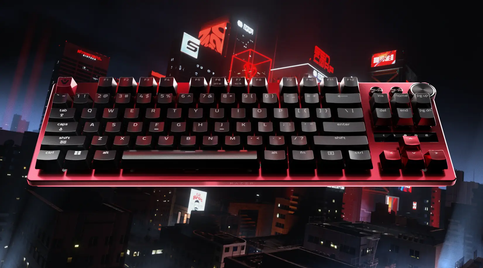 Razer e Sentinels lançam edição especial do teclado Huntsman V3 Pro TKL 8KHz
