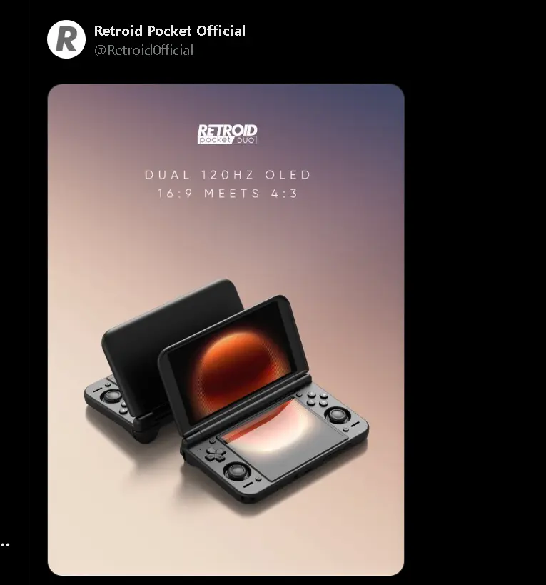 Retroid Revela o "Pocket Duo", Console Portátil de Tela Dupla 2 Retroid Revela o "Pocket Duo", Console Portátil de Tela Dupla Retroid pocket