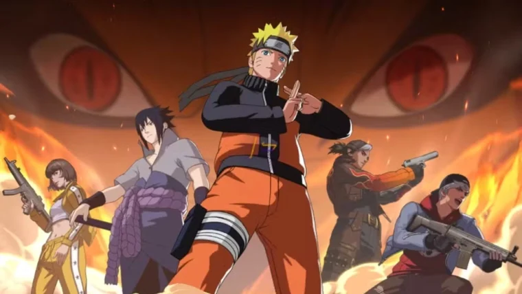 Free Fire x Naruto retorna com Hinata e mais
