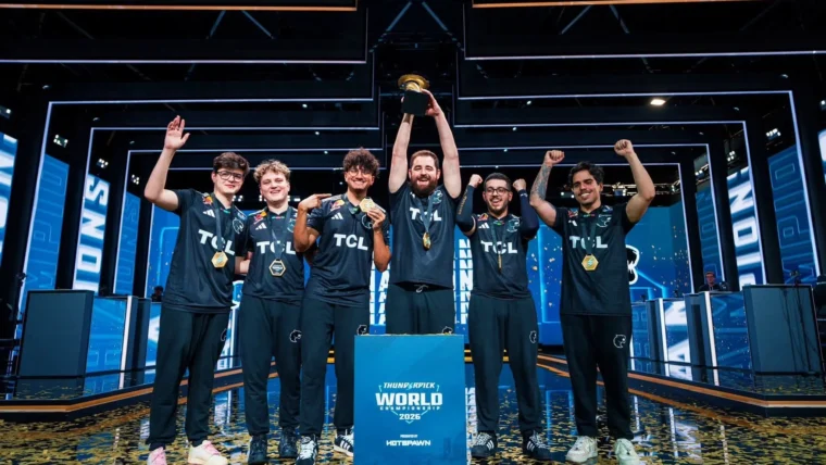 Elenco de Counter-Strike 2 (CS2) da FURIA no Thunderpick World Championship 2026.