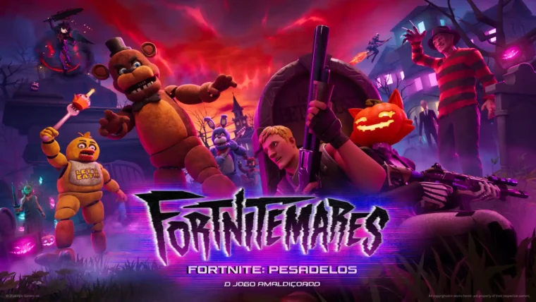 Fortnite ganha evento de Halloween com Freddy Krueger e FNAF
