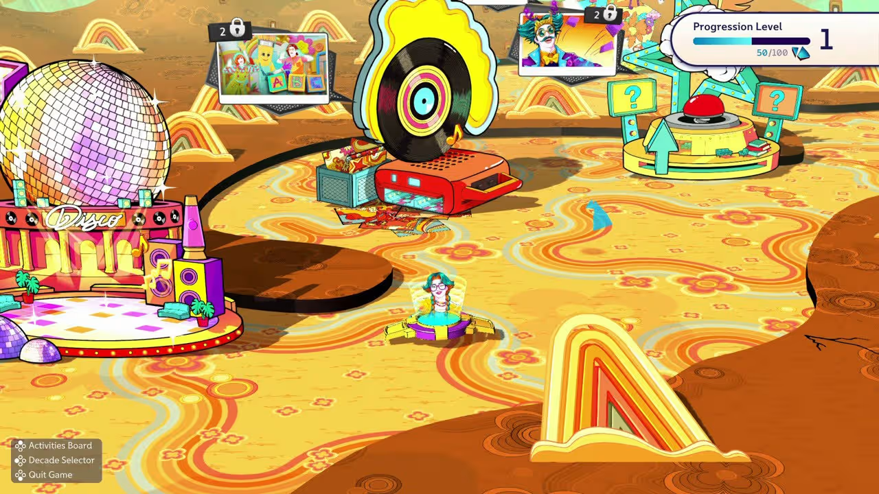 Review: Just Dance: Decades of Hits celebra diferentes gerações 6 Modo Aventura do Just Dance: Decades of Hits.
