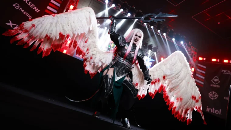 Leticia "Maga Sayumi" Peters no Pichau Arena 2026.