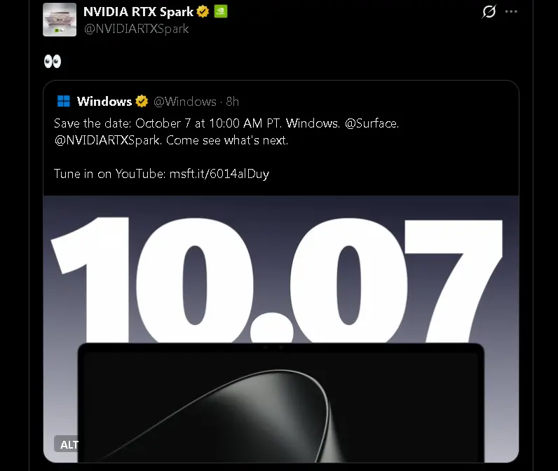 NVIDIA e Microsoft confirmam novidade conjunta para o próximo evento do Windows 2 NVIDIA e Microsoft confirmam novidade conjunta para o próximo evento do Windows Nvidia RT SPARK
