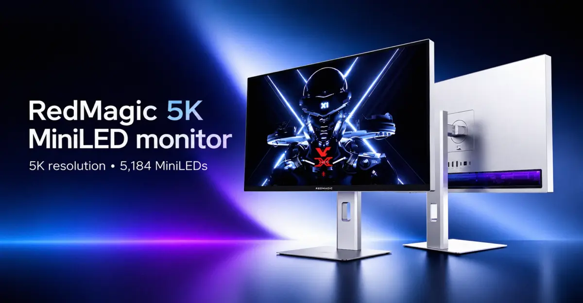 RedMagic expande mercado de monitores gamer com modelo MiniLED 1 RedMagic expande mercado de monitores gamer com modelo MiniLED